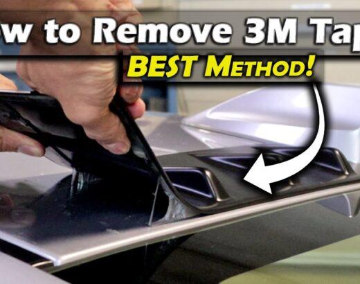 How To Remove Double Sided Tape From Car Door