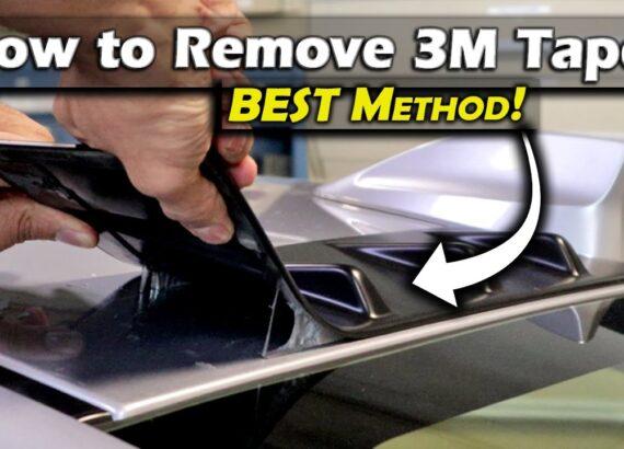 How To Remove Double Sided Tape From Car Door