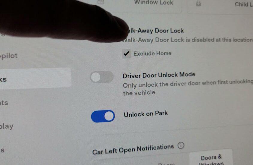 Tesla Not Locking When Walking Away